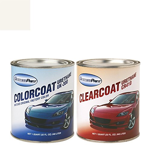 Buy ExpressPaint Quart MercedesBenz GClass Automotive Touchup Paint Calcite White Clearcoat