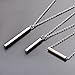 CEALXHENY 3PCS Layered Necklaces for Women Stick Bar Necklace Set Summer Chain Choker Necklaces Silver Minimalist Long Pendant Necklaces for (A Silver)