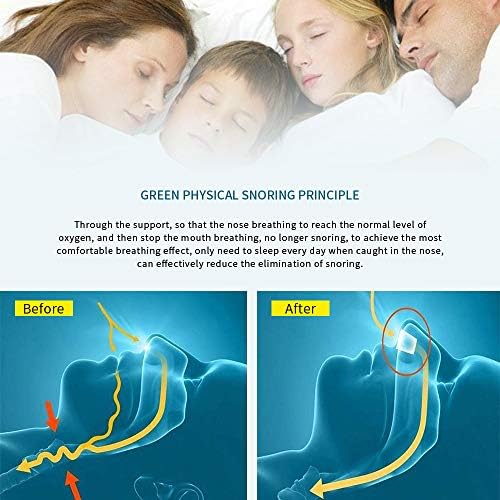 2 in 1 Anti Snoring Device, Snore Stopper and Silicone Nose Clip Sleeping Breath Aids, Nose Vents Plugs with Air Purifier for Comfortable Sleep.