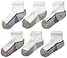 Gold Toe Boy's Athletic Quarter Socks, 6-Pairs, White Assorted, Youth Medium