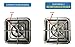DuraCasa Bed Risers, Raises Your Bed or Furniture To Create an Additional 3 Inches of Storage! Reinforced New Heavy-Duty Design To Hold Over 2000 LBS! Desk, Sofa, and Chair Lift (Set of 4 Risers)