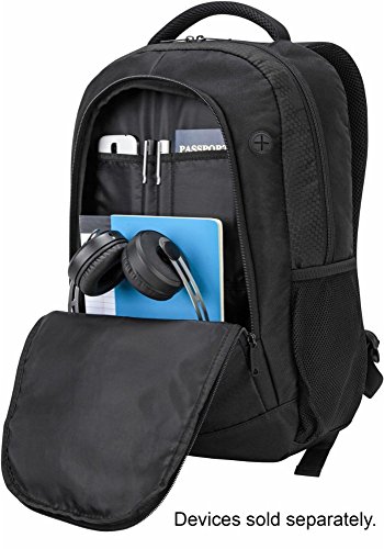 Targus Sport Backpack with Padded Laptop Compartment, 17.8 x 12.3 x 5.2 Inches, Black (TSB89104US)