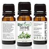 BioFinest Thyme Oil - 100% Pure Thyme Essential Oil - Premium Organic - Therapeutic Grade - Aromatherapy - Boost Memory - Balance Hormone - FREE E-Book (10ml)