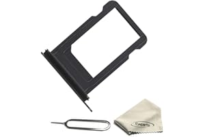 Ewparts Replacement Part for iPhone X Sim Card Tray Black Sim Card Trat Slot for iPhone X SIM Tray Black with Opening Tools