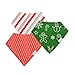 3-pack Holiday Bandana Baby Bibs With Snaps, Christmas Drool Bibs for Baby Girls and Boys 100% Organic Cotton by Numu Baby