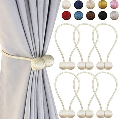 Amazon Com Delisix 3 Pairs Magnetic Curtain Tieback 16 Inch