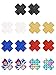 SATINIOR 15 Pairs Multi Design Pasties Breast Covers Disposable Bra Satin Petal Stickers