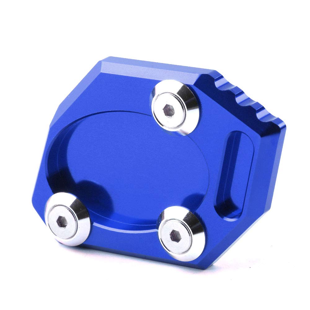 For Kawasaki Ninja 250 300R Z250 ZX250 2013-2015 Motorcycle Aluminum Side Stand Kickstand Sidestand Extension Plate Pad