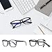 CGID CT82 Horn Oversized Blue Light Blocking Glasses,Better Sleep, Safety Glasses for Computer/Phone
