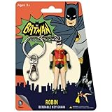 Animated Classic Robin Bendable Character Hanging Keychain Charm