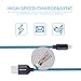 Charlemain Lightning Cable 3Pack 10ft iPhone Charger Extra Long Nylon Braided Lightning to USB Charge and Data Sync Cable Cord Compatible with iPhone X/8/8 Plus/7 Plus 6s/6s Plus/6/6 Plus/5s/5, iPad