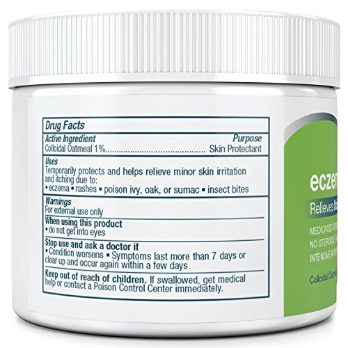 Eczema & Dermatitis Cream for Dry, Itchy, Cracked Skin Relief. Best