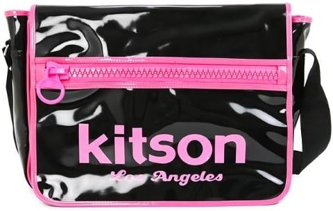 Amazon Kitson キットソン スクールバッグ Khb0538 Black Pink ブラック ピンク ショルダーバッグ 並行輸入品 Kitson キットソン ショルダーバッグ