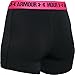 Under Armour Women's HeatGear Armour 3” Shorty, Black (007)/Metallic Silver, Medium