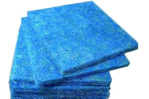 CNZ Japanese Filter Mat Premium Grade Pad Media for Koi and Pond Filters 12" x 12", 6-Pack