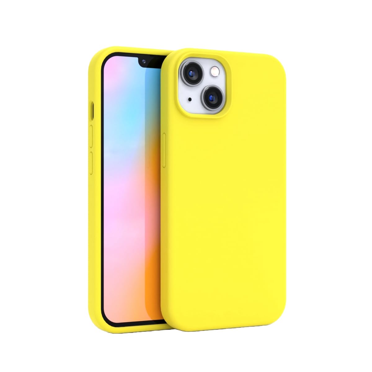 FELONY CASE - iPhone 12 / iPhone12 Pro Neon Yellow Protective Case, TPU and Polycarbonate Shock-Absorbing Bright Cover - Crack Proof with a Gloss Finish - Full iPhone Protection — image 1
