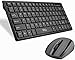 Rii RK700 2.4Ghz Ultra-Slim Wireless Keyboard and Mouse Combo Multimedia Compact Keyboard and Mouse for PC Laptop,Desktop,Raspberry Pi KODI HTPC XBMC MacBook Android TV Box Smart TV,Windows