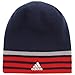adidas Men's Eclipse Reversible Beanie, Collegiate Navy/Grey/Power Red, One Size