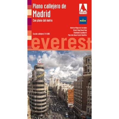 Plano callejero de Madrid con plano del metro: Escala plano 1:14000 (Planos callejeros / serie roja) Plano callejero de Madrid con plano del metro: Escala plano 1:14000 (Planos callejeros / serie roja)