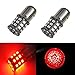 JDM ASTAR Super Bright AX-2835 Chipsets 1157 2057 2357 7528 LED Bulbs For Brake Lights Tail lights Turn Signal, Brilliant Red