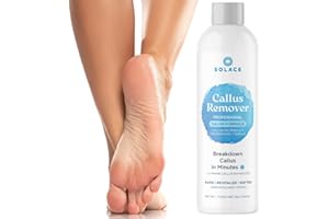 Professional Callus Remover for Feet by Solace - Original Extra Strength Gel for Thick, Cracked, & Dry Skin. Perfect Pedicure