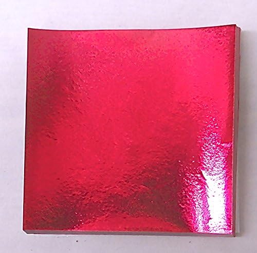 3" x 3" Fuchsia Confectionery Foil Wrappers Candy Wrappers Candy Making Supplies