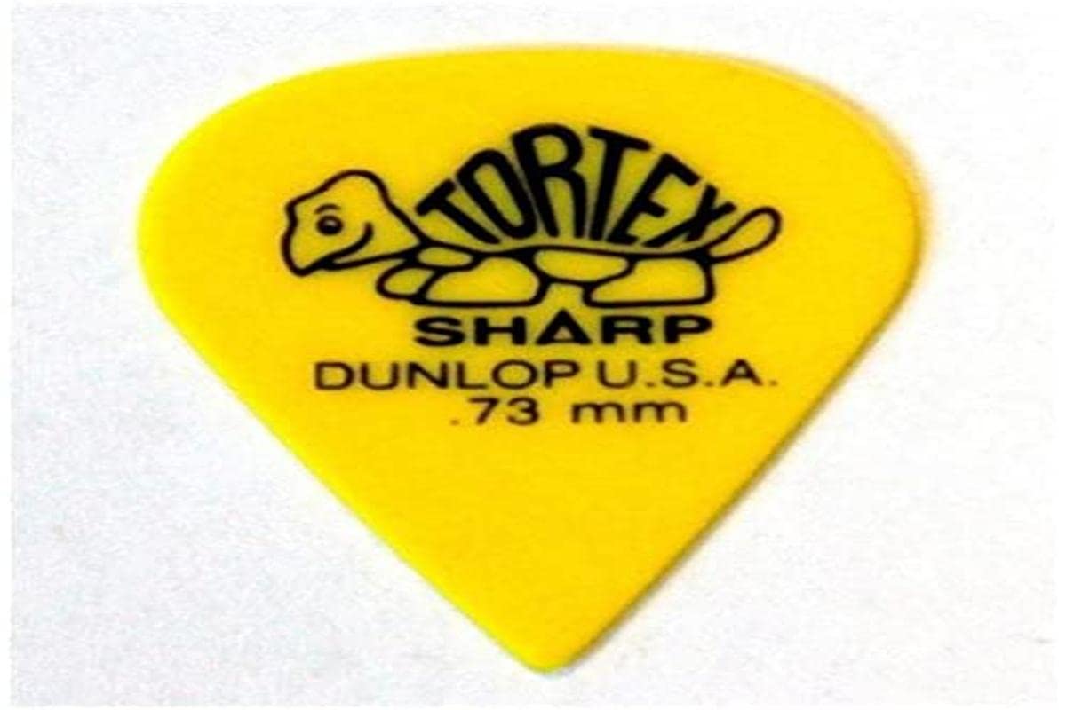 Dunlop Tortex Sharp Big Pack of 412 Plectrums 0.73 mm Yellow