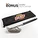 Grill Brush and Scraper – Grill Brush – BBQ Brush – Barbecue Cleaner – Safe Bristle Free BBQ Grill Brush for Porcelain Propane Electric Infrared Stainless Steel Gas Iron Charcoal and Weber Grills