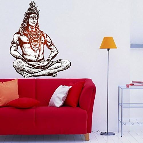 Yoga Meditation Relax Ohm Full Color Wall Decal, Yoga Meditation Relax Ohm Full Color Wall Sticker, K-732 FRST(22"x27")