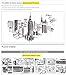iwallsticker 210 133CM Black Modern City Silhouette Cityscape Skyscraper Wall Decals, Living Room Bedroom Removable Wall Stickers Murals