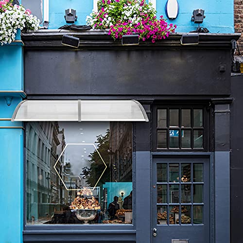 VINGLI Window Awning Door Canopy, 40" x 80" Awnings for Doors