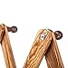 MyGift 10 Hook Burnt Wood Wall Mounted Expandable Accordion Peg Coat Rack Hanger for Entryway, Mudroom or Garage