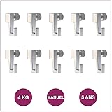 10 Mini Hooks – Max. Load 4 kg