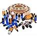 Essential Oil Wooden Box Storage Carousel | Premium Container Case Organizer Tray for Assortments and Blends - Perfectly Holds 10ml, 15ml, 30ml, 1/3oz, 1/2oz, 1oz, Roller Bottles for Mineral, Anxiety