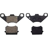 YOIASUGH 2-Pack Rear Disc Brake Pads kits for ATV Go Kart Pit Dirt Bike Mini Quad Quad Bikes Dune Buggy 4 Wheeler Sandrail Taotao 50cc 70cc 90cc 110cc 125cc SunL JCL NST Coolster