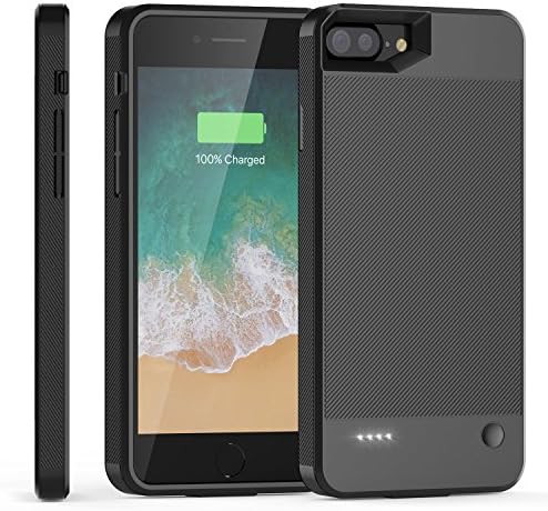 iPhone 8 Plus / 7 Plus Battery Case, Szresm Ultra Slim Portable Charging Case for iPhone 7 Plus(5.5 inch) with 3600mAh Capacity/External Pack Juice Bank Charger Case