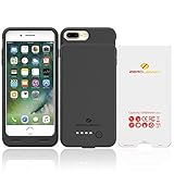 iPhone 7 Plus Battery Case, Zerolemon iPhone 7 Plus 10000mAh Extended Battery with Soft TPU Full Edge Protective Case for iPhone 7 Plus 5.5” [Apple Certified Connector] – Black