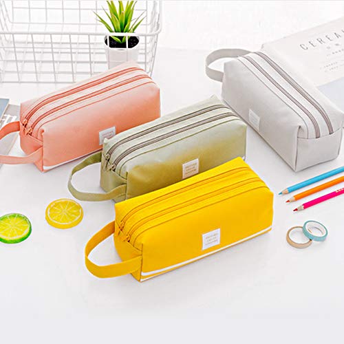 Airnogo 12 Pieces Magnetic Dry Erase Markers Big Capacity Pencil Pen Case and A Magnetic Eraser for home kitchen fridge Dry Erase Whiteboard School and Office Whiteboard