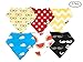 Baby Bandana Drool bibs for teething and drooling-For Boys and Girls (6 pack)