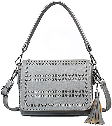 Guanta Mini Shoulder Bags for Lady, Korean Style New Small Fashion Messenger Purse(Grey)