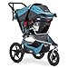 BOB Revolution Flex 2.0 Jogging Stroller - Up to 75 pounds - UPF 50+ canopy - Adjustable Handlebar, Lagoon