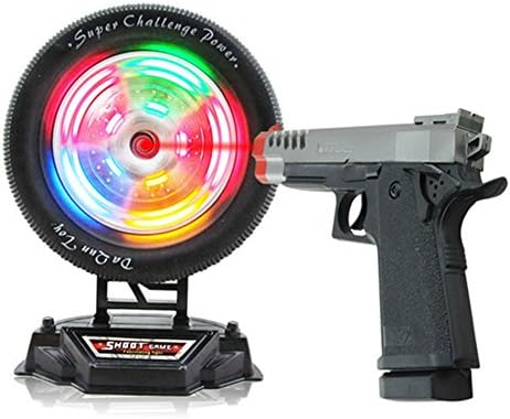 Bovillo Children's Electric Laser Gun Training Wheels Toy Gun Shooting Simulation Model