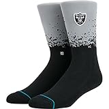Stance Men's Raiders Fade Socks,Large,Black