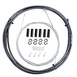 Wolfride Universal Bike Bicycle Brake Cable and Housing Set, Basic Brake Cable Replacement Kit for Moutain Bike Road Bike Common Bike