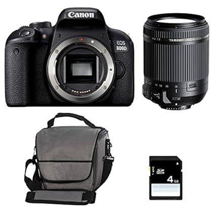 CANON EOS 800D + TAMRON 18-200 VC + Sac + Carte SD 4Go: Amazon.es ...