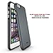 iPhone 6S Case, iPhone 6 Case, MoboZx [Premium Texture] Dual-Layer [Tempered Glass Screen Protector Included] Slim Protective Anti-Slippery Scratch-Resistant Shockproof Bumper for iPhone 6/6S (Slate)