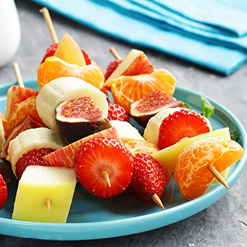 Srenta 6" Premium Natural BBQ Bamboo Skewers Sticks for Shish Kabob, Grill, Appetizer, Fruit, Corn, Chocolate Fountain, Cocktail and More, 400 Pcs - Thumbnail 2