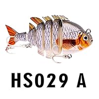 Outdoor & Sports,Dartphew 1Pcs Funny Fishing Lures - 8cm Plastic Hard Bass Baits Lures,3D eyes make it a powerful catching tool for Trout Salmon Walleye Sea Bass Freshwater(Bright colors) (A)