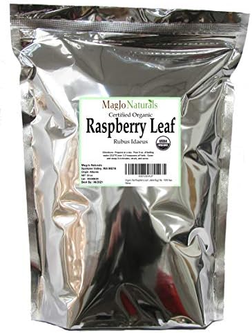 Organic Red Raspberry Leaf - Cut & Sifted Leaves - 16oz Resealable Bag (1lb) - 100% Raw