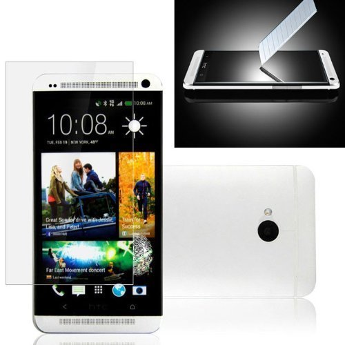 Promotional 0.3mm Ultra-thin Tempered Glass Screen Protector for HTC One M7 with 9h Hardness/perfect Anti-scratch/shatterproof/fingerprint &amp; Water &amp; Oil Resistant (HTC One M7)